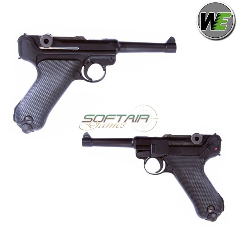 Pistola A Gas Luger P Short Black We W P S Softair Games Asg