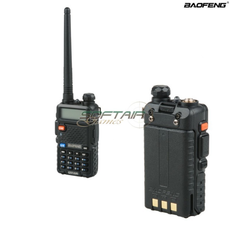 Manual Dual Band Radio Uv R Short Battery Vhf Uhf Baofeng Bao