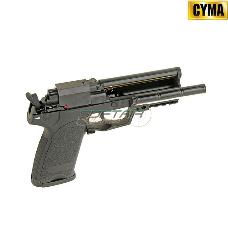 Pistola Elettrica Usp Aep Black Cyma Cm 004713 Softair Games ASG