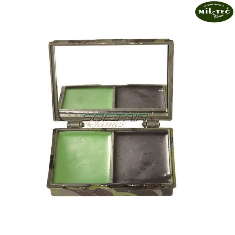 Camo Colors Face Paint Set W Mirror Mil Tec Softair