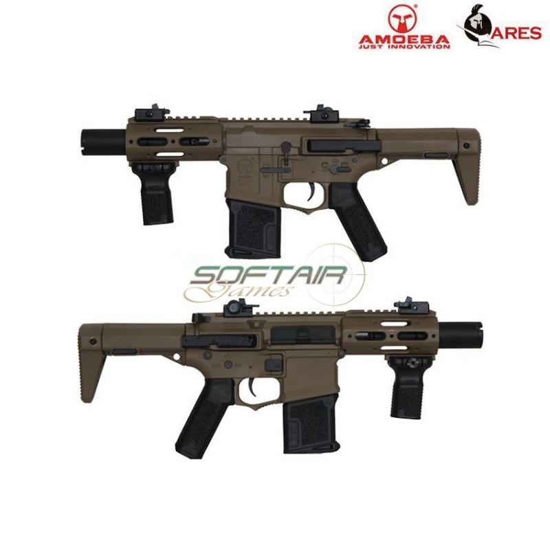 Fucile Elettrico Efcs Am Dark Earth Stubby Mre Micro Cqb Ares A