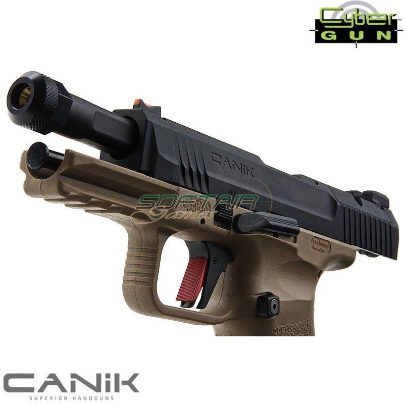 Pistola A Gas Canik Sai Tp Elite Combat Nera Tan Cybergun