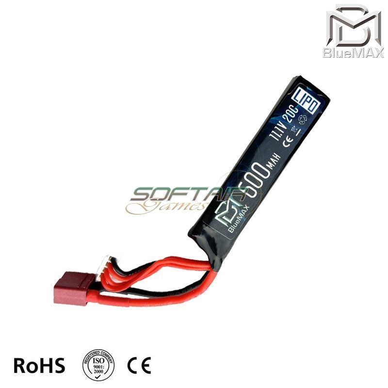 Lipo Battery Deans Connector 11 1v X 600mah 20c Stick Type Softair