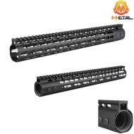 Floating Ras Nsr Keymod 15 Style Black Aeg/gbb Metal® (me-05033-bk)