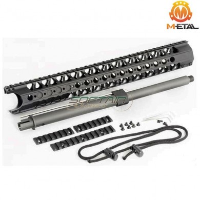 Kit Handguard Aeg 16.2 Rail System Ag Wire Cutter B Type Black Metal® (me-05053-bk) 