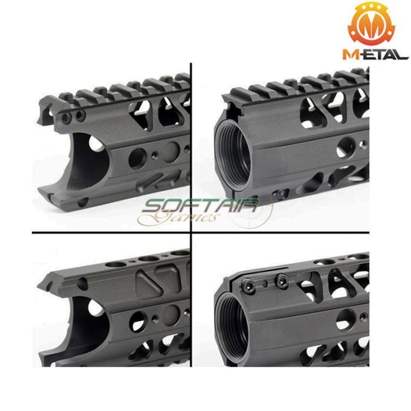 Kit Handguard Aeg 13.5 Rail System Ag Wire Cutter B Type Black Metal® (me-05054-bk)