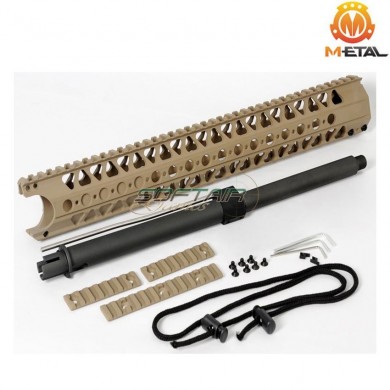 Kit Handguard Aeg 13.5 Rail System Ag Wire Cutter B Type Dark Earth Metal® (me-05054-de)