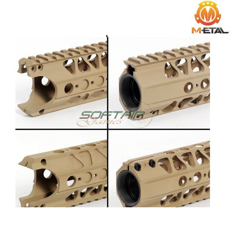 Kit Handguard Aeg 13.5 Rail System Ag Wire Cutter B Type Dark Earth Metal® (me-05054-de)