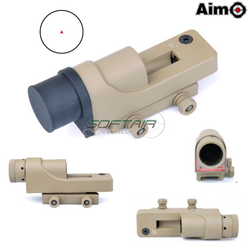 Reflex 1x24 Tj Style Dark Earth Red Dot Aim-o (ao5009-de)