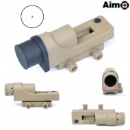 Reflex 1x24 Tj Style Dark Earth Red Dot Aim-o (ao5009-de)