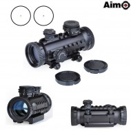 Ris Rails 1x30 Red/green Dot Black Aim-o (ao3014-bk)