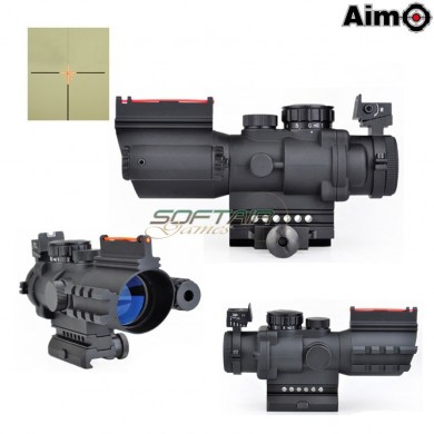 Ottica 4x32 Black Sniper Lt Red/green Dot Aim-o (ao3037-bk)