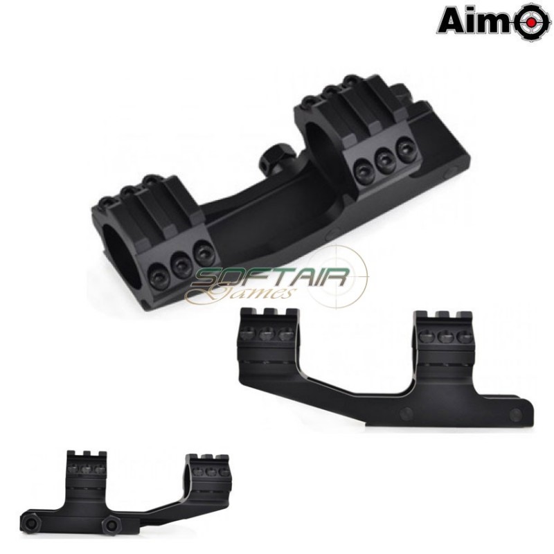 Cantilever Supporto Per Ottica 25.4mm Black Aim-o (ao9001-bk)
