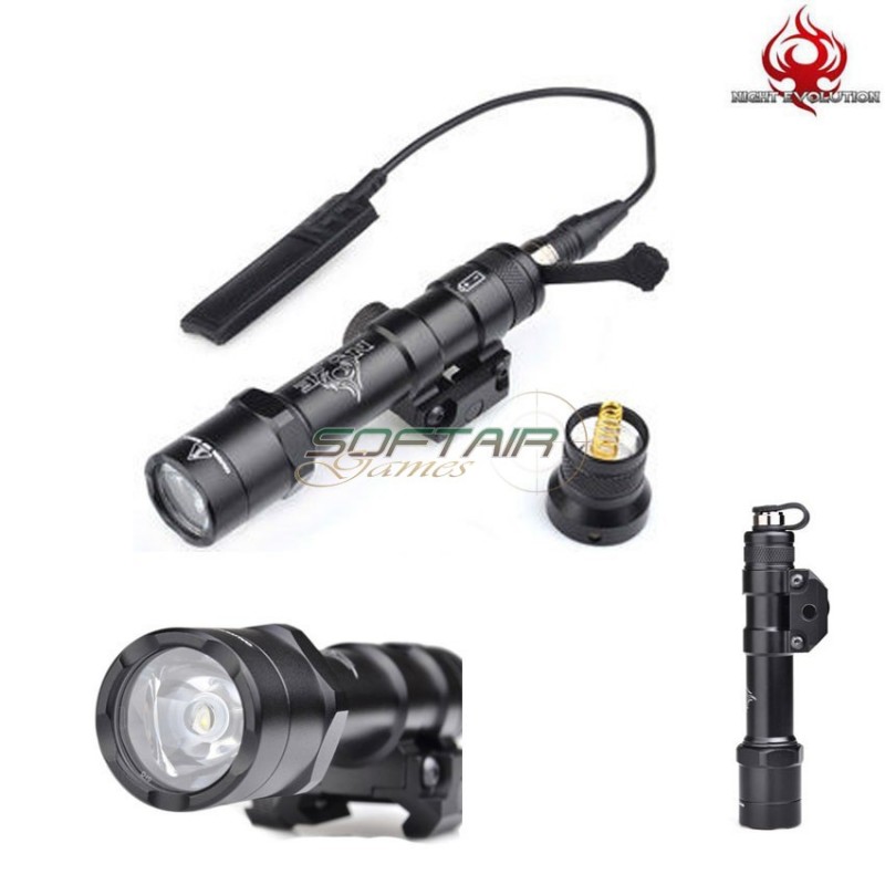 Torcia M600b Mini Scout Light Led Full Version Black Night Evolution (ne04056-bk)