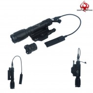 Flashlight M620c Scout Light Led Full Version Black Night Evolution (ne04017-bk)