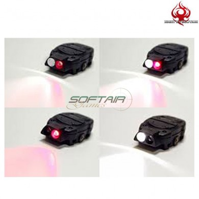 Rail Black Switch Light White/red Night Evolution (ne05016-bk-red)