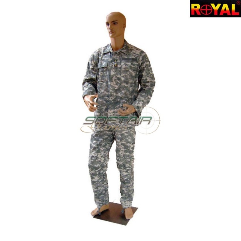 Complete Uniform Rip Stop Bdu Acu Royal (acuzip) Complete Uniform Rip Stop Bdu Acu Royal (acuzip)