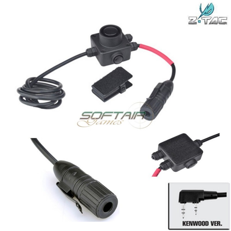 Combat Style Ptt Military Standard Version Kenwood Z-tactical (z134-kw)