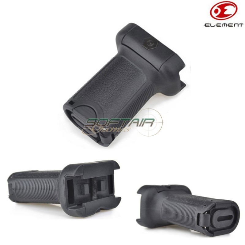 Vertical Grip Vsg-s Style Black Element (ex373-bk)