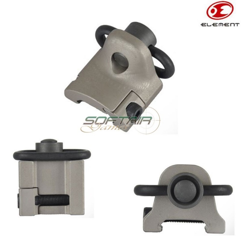 Rail Mount Hand Stop Dark Earth Element (ex249-de)