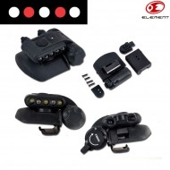 Helmet Light Set Led Gen2 Black Element (ex029-bk) Helmet Light Set Led Gen2 Black Element (ex029-bk)