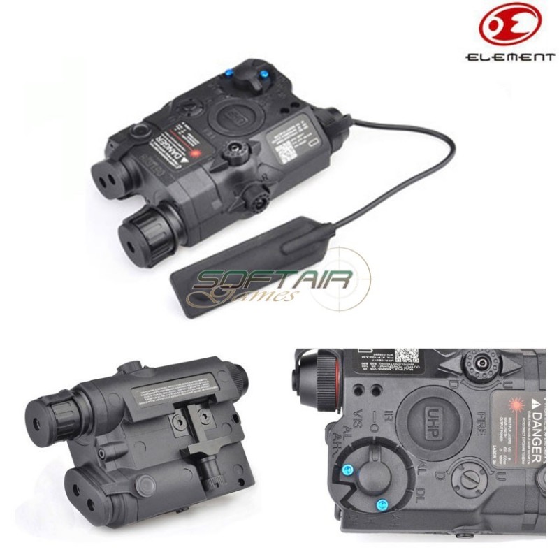 An/peq15 La5 Uhp Black Appearance Ver Red Laser Element (ex396-bk)