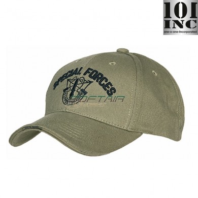 Cappello Baseball Special Forces Olive Drab 101 Inc (inc-215150-218-od)