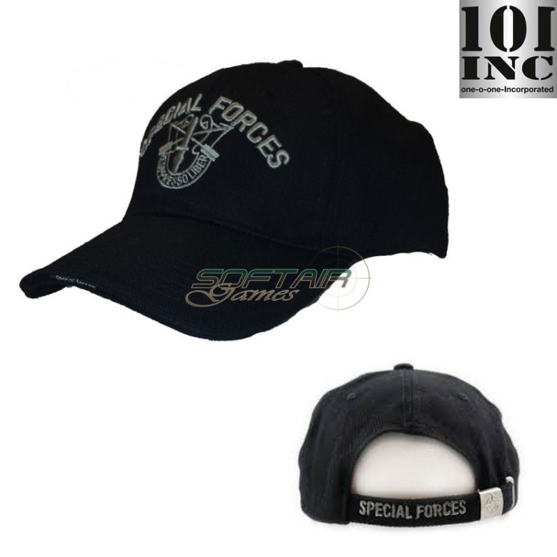 Cappello Baseball Special Forces Black 101 Inc (inc-215150-218-bk)