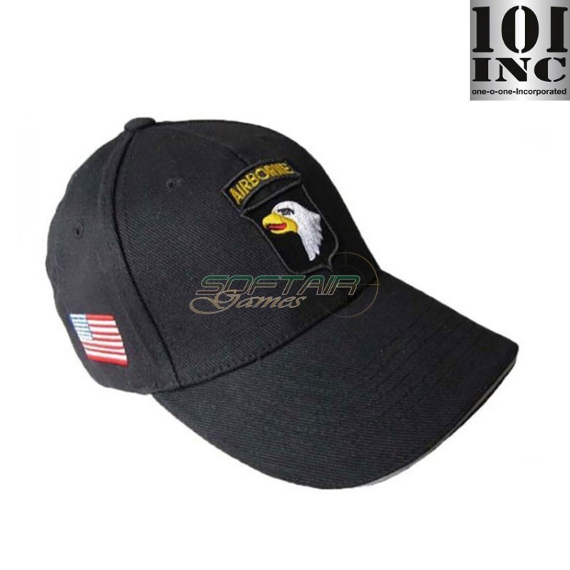 Cappello Baseball Airborne Black 101 Inc (inc-215151-223-bk)