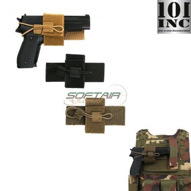 Universal Combat Pistol Holster Velcro Coyote 101 Inc (inc-249580-ct)