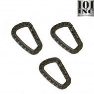 Set 3 Moschettoni Tool Green 101 Inc (inc-259135-set-gr) Set 3 Moschettoni Tool Green 101 Inc (inc-259135-set-gr)