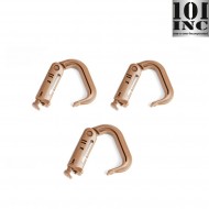 Set 3 Grimloc Carabiners Coyote 101 Inc (inc-259136-set-ct) Set 3 Grimloc Carabiners Coyote 101 Inc (inc-259136-set-ct)