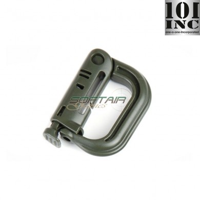 Grimloc Carabiner Green 101 Inc (inc-259136-gr)