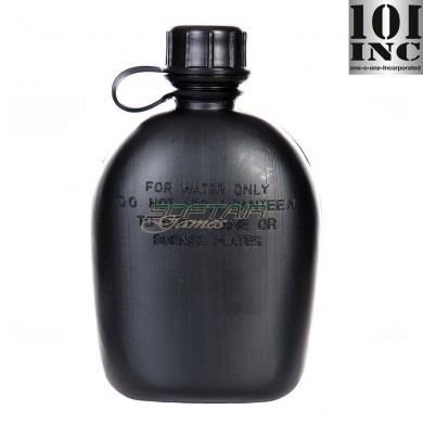 Pvc Canteen 1 Liter Black 101 Inc (inc-341105-bk)
