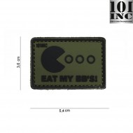 Patch 3d Pvc Eat My Bb's Green/black 101 Inc (inc-14064)