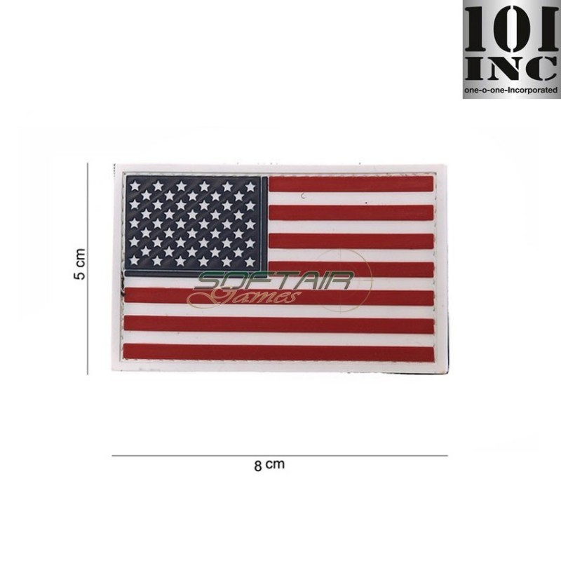 Patch 3d Pvc Usa Color 101 Inc (inc-444110-3519)