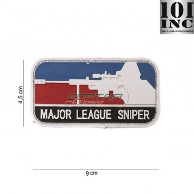 Patch 3d Pvc Major League Sniper Color 101 Inc (inc-11158)
