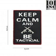 Patch 3d Pvc Keep Calm And Be Tactical Black 101 Inc (inc-444130-3960) Patch 3d Pvc Keep Calm And Be Tactical Black 101 Inc (inc-444130-3960)