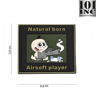 Patch 3d Pvc Natural Born Black/green 101 Inc (inc-15046) Patch 3d Pvc Natural Born Black/green 101 Inc (inc-15046)