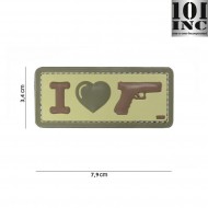 Patch 3d Pvc I Love My Sidearm Coyote 101 Inc (inc-444130-4090)