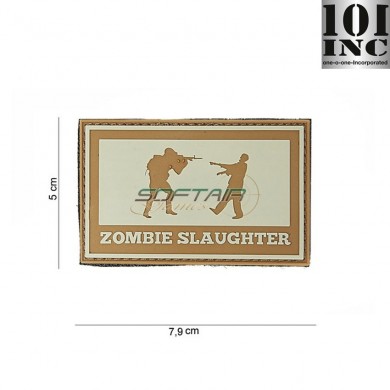 Patch 3d Pvc Zombie Slaughter Coyote 101 Inc (inc-444140-3747)
