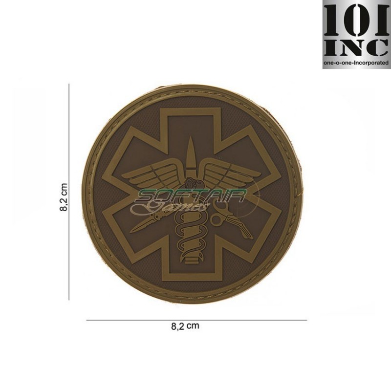 Patch 3d Pvc Para Medic Coyote 101 Inc (inc-444150-3722)