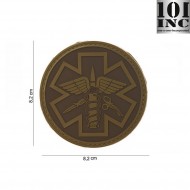 Patch 3d Pvc Para Medic Coyote 101 Inc (inc-444150-3722)