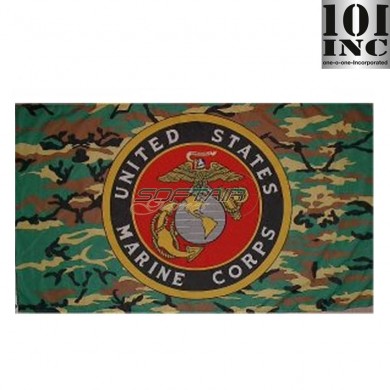 Us Marine Corps Camo Flag 101 Inc (inc-447200-189)
