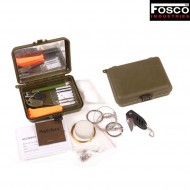 Combat Survival Kit Impermeabile Fosco Industries (fo-469486) Combat Survival Kit Impermeabile Fosco Industries (fo-469486)