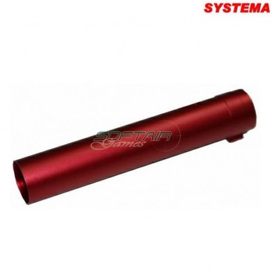 Red Cylinder Case For Ptw M4/cqb-r M150 Systema (sy-cu-016-m150)