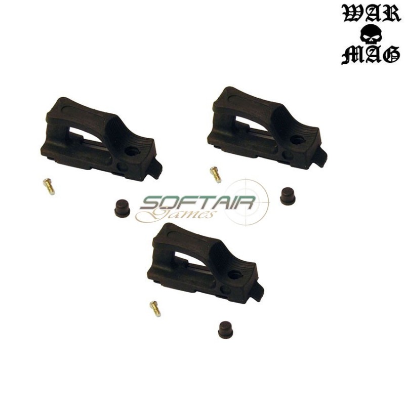 Set 3 Pezzi Estrattori Tps Caricatori M4/m16 Black Warmag (wm-2921-bk)