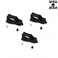 Set 3 Pieces Tps Magazines Loop M4/m16 Black Warmag (wm-2921-bk)
