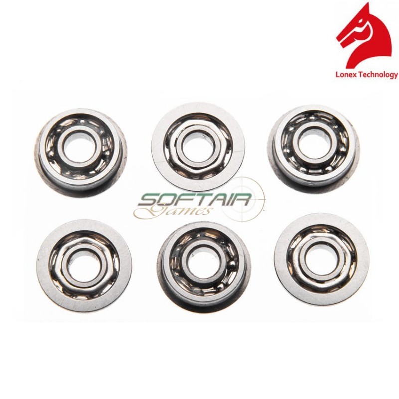 Boccole Cuscinettate In Acciaio 8mm Lonex (gb-01-38)