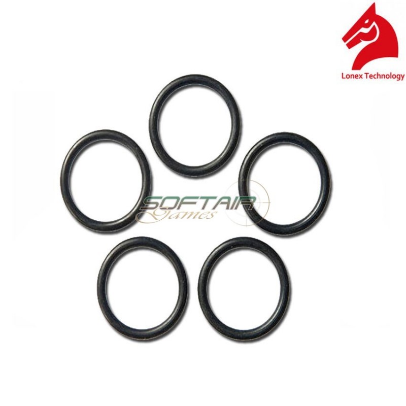 O-ring Per Teste Pistone Hollow Type Set 5 Pezzi Lonex (gb-01-66)